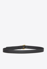 Cassandre Leather Thin Belt