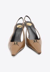 Babylone Breteuil 75 Leather Pumps