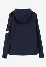 Stone Island Compass Patch Zip-Up Jacket Blue L1S154100037S0F01V0020_Blue_48900796