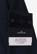 Stone Island Compass Patch Zip-Up Jacket Blue L1S154100037S0F01V0020_Blue_48900796