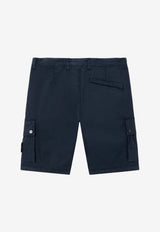 Stone Island Compass Patch Cargo Shorts Blue L1S15L100019S0A10V0020_Blue_48900776