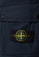 Stone Island Compass Patch Cargo Shorts Blue L1S15L100019S0A10V0020_Blue_48900776