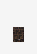 Fendi FF Jacquard Leather Wallet Brown 7M0349ALWKF0L3T_TBMR+NR+PALL_42823238