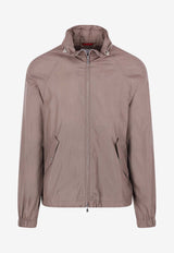 Brunello Cucinelli Zip-Up Windbreaker Jacket Brown MZ4216542C1228_Brown_40000148