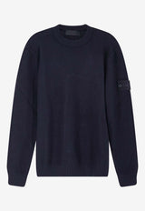 Stone Island Logo Patch Sweater Blue L1S155100032S00FAV0020_Blue_48900748