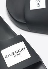 Logo Label Rubber Slides