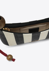 Le Bisou Perle Striped Shoulder Bag