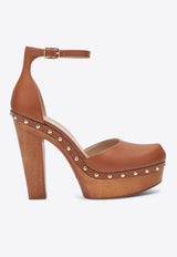110 Studded Platform Pumps
