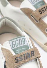 Golden Goose DB Kids Boys Old School Low-Top Sneakers White GYF00924F008035/S_GOLDE-83245