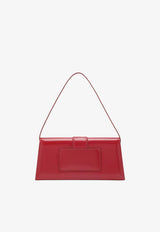 Jacquemus Le Bambino Long Shoulder Bag in Patent Leather Red BAW00013AC18A01/S_JACQM-470