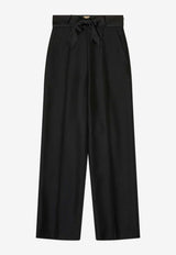 Straight-Leg Tailored Pants