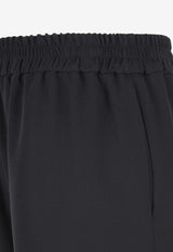 Straight-Leg Silk Pants