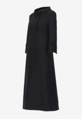 Embroidered Midi Dress