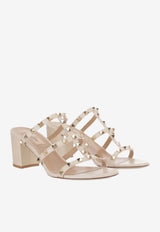 60 Rockstud Leather Sandals