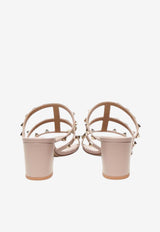 60 Rockstud Leather Sandals