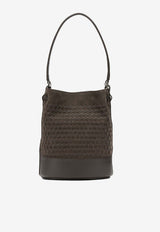 Zanellato Small Monda Woven Suede Bucket Bag Brown MONDA' MUSIVA SUEDE S0689802220000Z0202_d67d0b02-76ff-49a2-8ecb-f883f646173e
