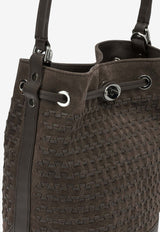 Zanellato Small Monda Woven Suede Bucket Bag Brown MONDA' MUSIVA SUEDE S0689802220000Z0202_d67d0b02-76ff-49a2-8ecb-f883f646173e