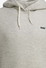 Autry Logo Embroidered Hooded Sweatshirt Gray HOPM002M_4142fbb9-05ad-42e8-ba7a-2f2310aca8cd