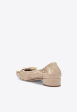 Prada Maxi Bow Ballet Flats Sand 1I326O025ZJB/S_PRADA-F0036