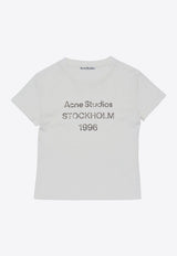 Logo Print Faded T-shirt