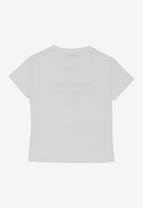 Logo Print Faded T-shirt