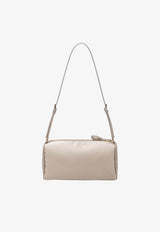 Logo-Plaque Zip-Up Bag