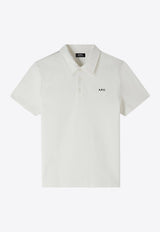 A.P.C. Logo Polo T-shirt White COGWZ-H26342CO/S_APC-AAB