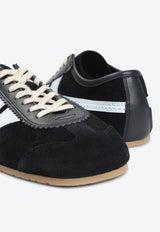 Leather Low-Top Sneakers with Logo