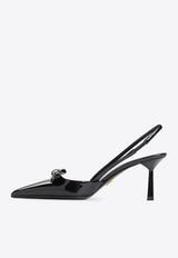80 Patent Leather Slingback Pumps