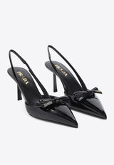 80 Patent Leather Slingback Pumps