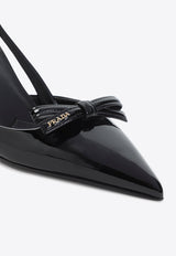 80 Patent Leather Slingback Pumps