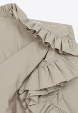 Sina Ruffled Midi Skirt