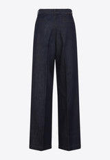 Peaches High-Rise Wide-Leg Jeans