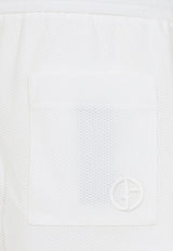 Bermuda Shorts with Embroidered-Logo