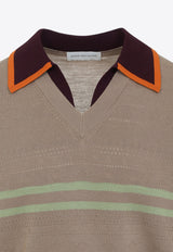 Molar Wool-Blend Polo Sweater