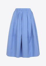 Flared Midi Skirt