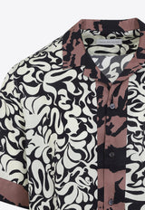 Logo-Printed Buttoned Shirt
