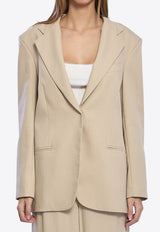 Oversized Buttoned Blazer