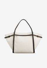 Tod's Medium Canvas Tote Bag White XBWTIMAT300U6J043X_White_44130427