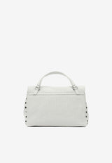 Zanellato Small Postina Casa Woven Leather Top Handle Bag White POSTINA CASA VENISSA S0680102190000Z1170_a864ebcf-6269-4836-810a-e503af288519