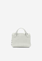Zanellato Baby Postina Woven Leather Top Handle Bag White POSTINA CASA VENISSA BABY0680102190000Z1170_cad557d9-b701-41e1-8d82-06424b99e938
