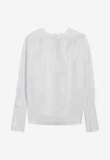 Striped Poplin Blouse