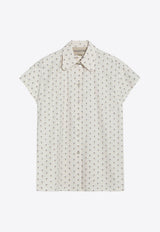 Floral Print Buttoned Shirt