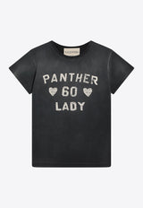 Panther 60 Lady Print Faded T-shirt