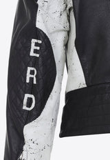 Zip-Up Leather Jacket