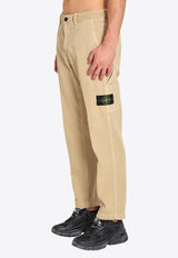 Logo-Patched Straight-Leg Pants