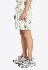 Logo-Printed Bermuda Shorts