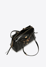 Vittoria Leather Top Handle Bag