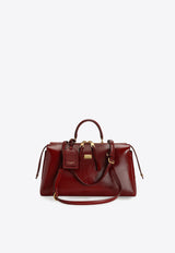 Vittoria Leather Top Handle Bag