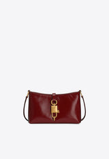 Lock Leather Shoulder Bag